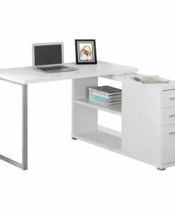 Best reviews of 😉 Monarch Computer Desk - White Left Or Right Facing Corner ⌛