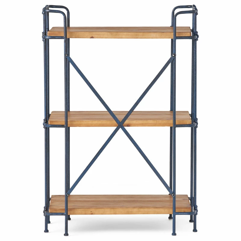 New ๐ GDFStudio Denise Industrial Outdoor 3-Tier Shelf, Natural And Black ๐ - Image 10