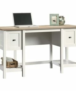 Flash Sale 👍 Sauder Cottage Road Wood Computer Desk In Soft White ✨