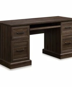 Flash Sale โ BELLEZE Rhudi 62" Executive Desk, Dark Walnut ๐