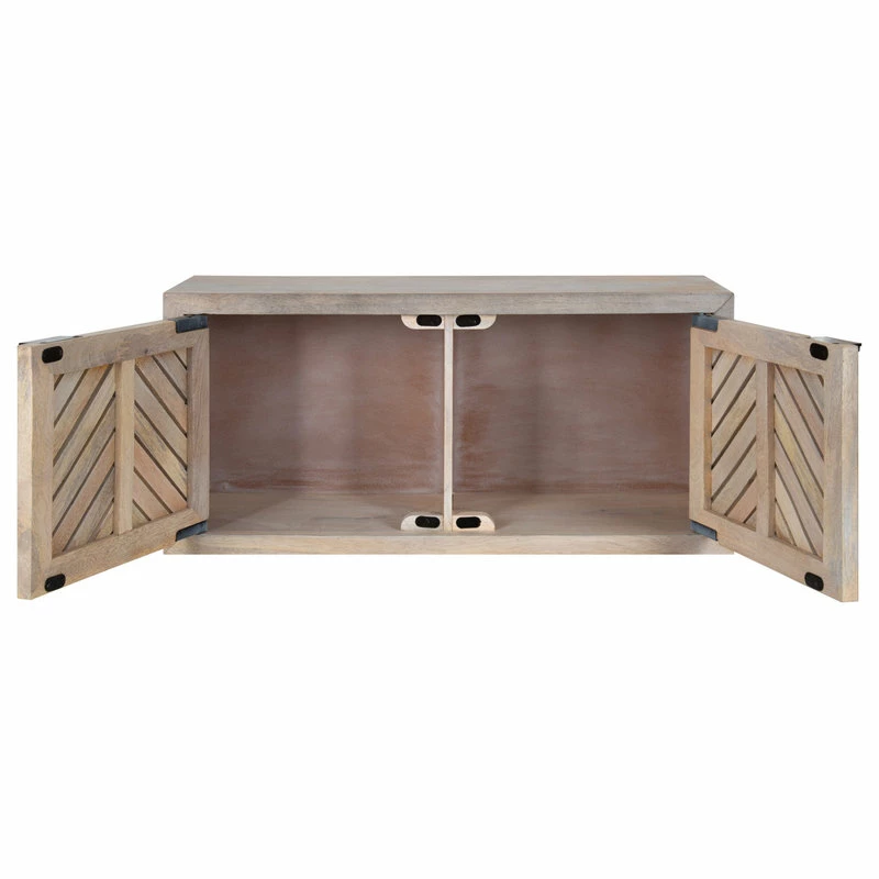 Wholesale ✨ Uniek Mezzeta Decorative Wood Wall Cabinet, White 30x10x14 🔥 - Image 5