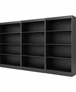 Buy 🥰 South Shore Furniture South Shore Axess 4 Shelf Wall Bookcase In Pure Black 😉