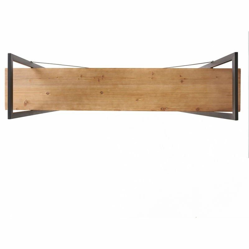Cheap ๐ฅฐ GDFStudio Elizabeth Industrial 4 Shelf Firwood Bookcase โ - Image 9