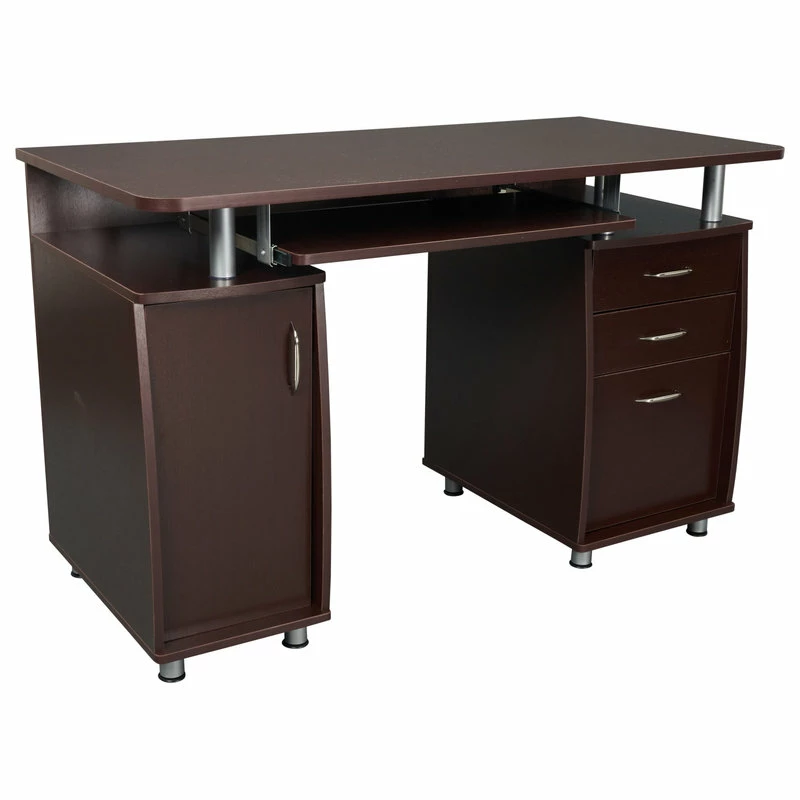 Top 10 ๐ Rta Products- L Techni Mobili Complete Workstation Computer Desk With Storage, Chocolate ๐งจ