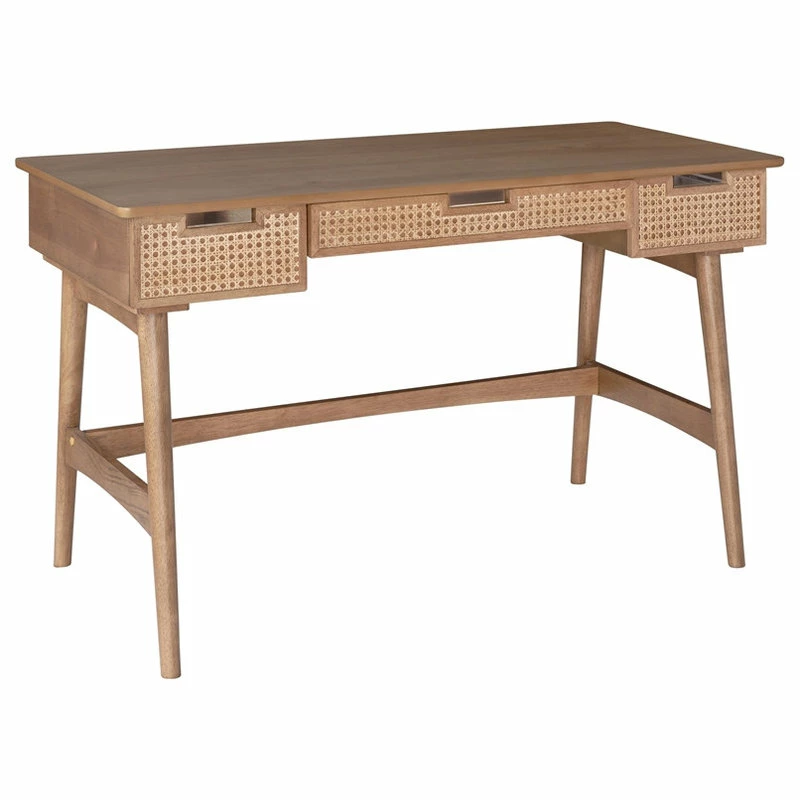 Best deal π Linon Home Decor Products Linon Luca Rattan Wood Desk In Natural π