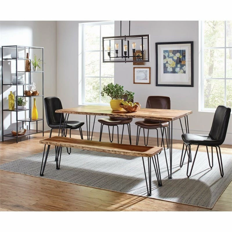 Discount π Coaster Home Furnishings Coaster 31" Casual Staggered Metal Bookcase In Walnut And Black β - Image 3