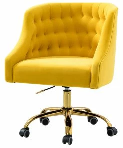 Hot Sale 🥰 Karat Home Lydia Task Chair, Yellow 👏