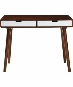 Wholesale ๐ Baxton Studio Casarano Wood Home Office Writing Desk, White And Brown โ