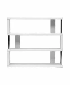 Flash Sale 🥰 Baxton Studio Barnes White 3-Shelf Modern Bookcase 😍