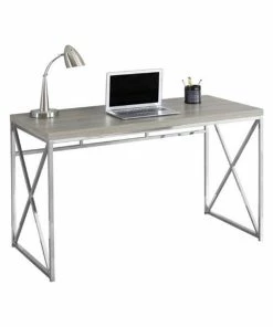 Budget 😍 Monarch 48" Metal Computer Desk In Dark Taupe 😀
