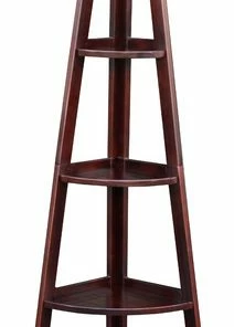 Best Sale 🔔 Casual Home 5 Shelf Corner Ladder Bookcase, Espresso 😉