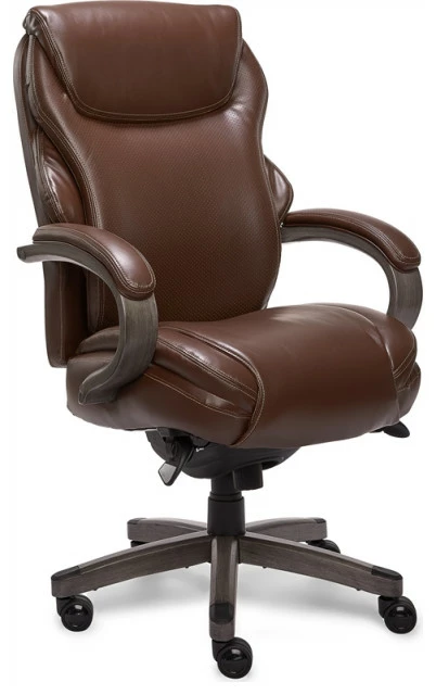 Hot Sale โญ La-Z-Boy Office La-Z-Boy Hyland Executive Office Chair With AIR Lumbar Technology Brown ๐