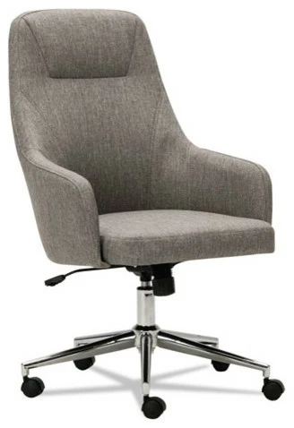 Budget ๐ Alera Captain Series High Back Chair, Gray Tweed ๐