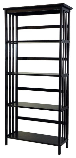 Cheap โจ Casual Home Mission 5 Shelf Bookcase, Espresso ๐